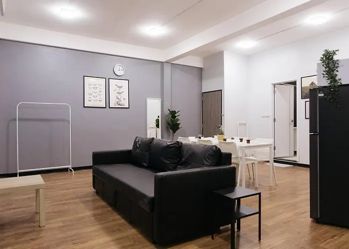 U3 Large 2 Bedroom Full Kitchen Near Bts Udomsuk Apartment *